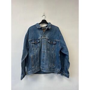 Vintage Levi's Jeans Womens Large Salt N Pepa She Thang Letterman Denim Jacket